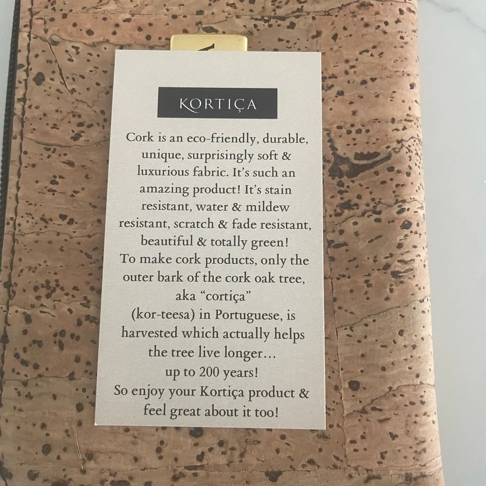 Kortica Cork Eco-friendly Tan Wallet